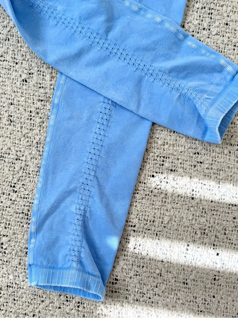 Free People High-Waist Seamless Leggings - Light Blue XS/S Yoga Pants
